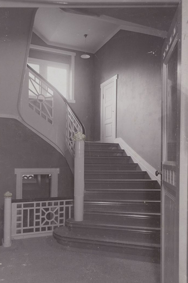 Den oprindelige trappe i Viborg Teater, opført i 1909