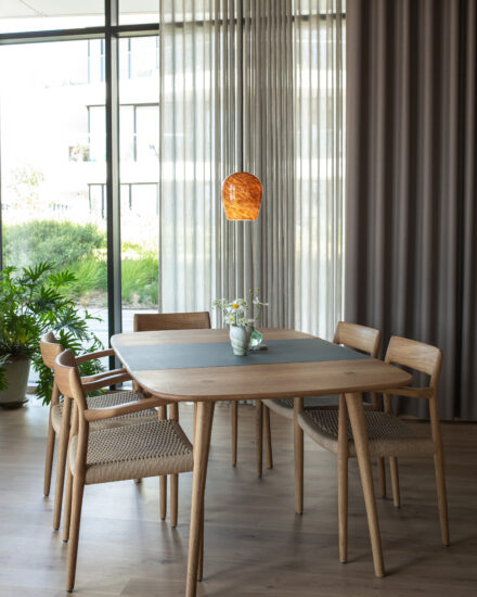 Kjeldtoft spisebord egetræ